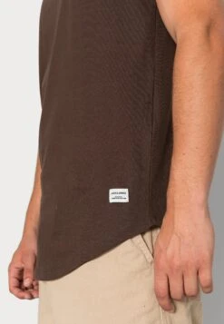 Jack & Jones Jjenoa Ss Crew Neck Noos - Basic T-Shirt - Mulch -Best Clothing Store 0262f837890443d18a07d656364fad85