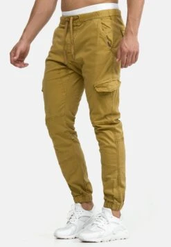 Indicode Jeans Levi - Cargo Trousers - Amber -Best Clothing Store 02d5cadeb3004c13a6a3302c98b9fea1