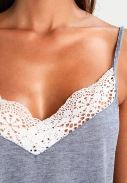 Anna Field Sarah Short Pj Set- Pyjama Set - Off-White/Dark Blue -Best Clothing Store 04e3d1816e4748b4a0e2b5863bfae2f9