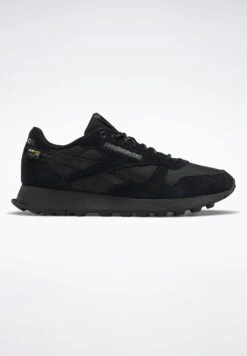 Reebok Classic Classic Leather Unisex - Trainers - Core Black/Core Black/Pure Grey -Best Clothing Store 052872df7b3e4ad88dbc79df673baf5b