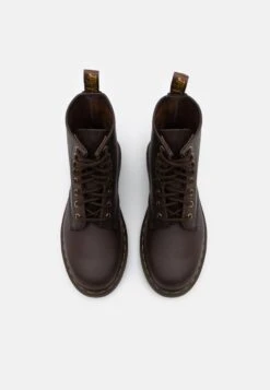 Dr. Martens 1460 Unisex - Lace-Up Ankle Boots - Dark Brown Crazy Horse -Best Clothing Store 079b0047474f4d619c1939c16dba4fcf