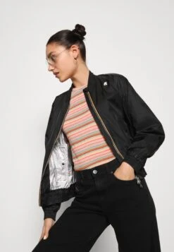 K-Way Amaurette Iridiscent - Bomber Jacket 9 K-Way Amaurette Iridiscent - Bomber Jacket -Best Clothing Store 0ae76e59df104fe5b2e7fafdf215e897