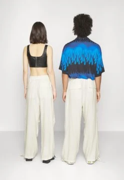 YOURTURN Genderless Parachute Unisex - Trousers - White -Best Clothing Store 0c77b5c732f14400b52ed89d37d8294d