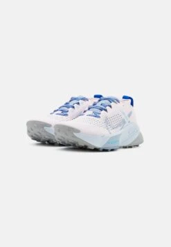 Nike Performance Zoomx Zegama- Trail Running Shoes - Pearl Pink/Blue Whisper/Coconut Milk/Baltic Blue/Football Grey -Best Clothing Store 15729fa169ac4edd80b456c8727e1f87