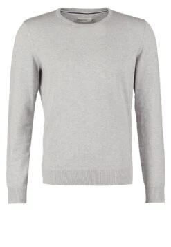 Pier One Basic Crewneck - Jumper - Light Grey -Best Clothing Store 164460f190b04ae58b2180589ab3c026