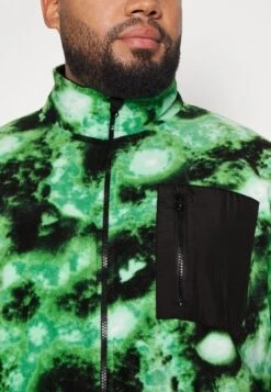 YOURTURN Fleece Jacket - Green -Best Clothing Store 173857d8a0884f1ebba11cf259c90dfb