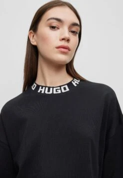 Hugo Dinaya - Long Sleeved Top - Black One -Best Clothing Store 189d7bcf6ea24e3f993f486ce09a451e