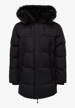 Aylmer Puffer Jacket - Winter Coat - Jet Black -Best Clothing Store 1916ebd06b154eeead3259774f4cb9f9