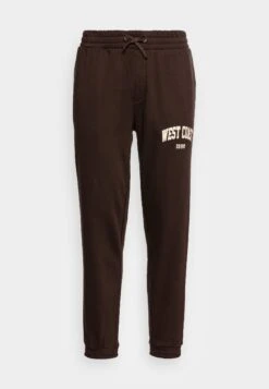 YOURTURN Unisex - Tracksuit Bottoms - Dark Brown -Best Clothing Store 1a7febeef0034ae2bdd4a6ade71060a9