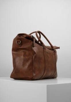 Pier One Unisex - Weekend Bag - Dark Brown -Best Clothing Store 2b4cd9867a394f97979c8dd1ca03c9ea