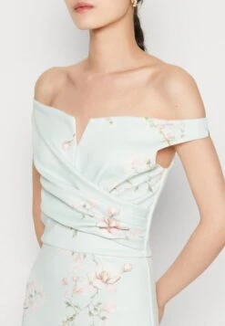 Wal G Wedding Kai V Neck Print Maxi - Occasion Wear - Sage Green -Best Clothing Store 2def809060d64c89a4da0f50e8cefb7a