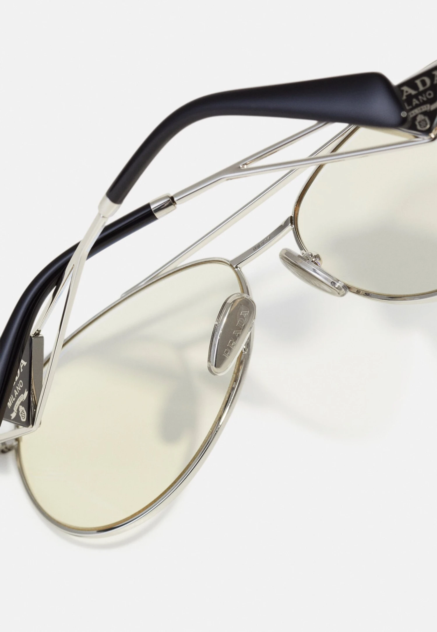 Prada Blue Light Glasses - Silver 3 Prada Blue Light Glasses - Silver - Image 3