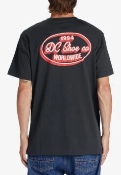 DC SHOES Truckin- Print T-Shirt - Black