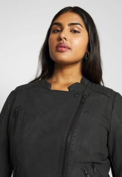 ONLY CARMAKOMA Caravana - Faux Leather Jacket -Best Clothing Store 2fe2a4b010344dbc9a31586a53ad6732