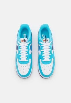 Nike Sportswear Air Force 1 07 Unisex - Trainers - White/Light Photo Blue/Deep Royal Blue/Baltic Blue/Black -Best Clothing Store 31e78e392ec849f9a91ff1834ad49ccb