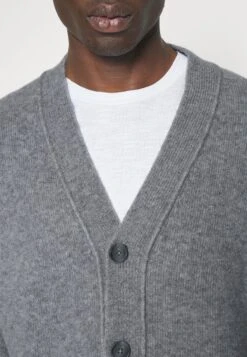 Hugo Sopro - Cardigan - Medium Grey -Best Clothing Store 33fe6d0f3654476c95f004f0750ff773