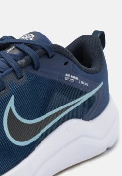 Nike Performance Downshifter 12 - Neutral Running Shoes - Midnight Navy/Worn Blue/Dark Obsidian/Pure Platinum/Gum Light Brown -Best Clothing Store 346aab54992649038bd6d1df73b00983