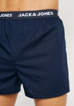 Jack & Jones Jaccheck 3 Pack - Boxer Shorts - Navy -Best Clothing Store 3608add3efb8446481f197b797b5fa2d