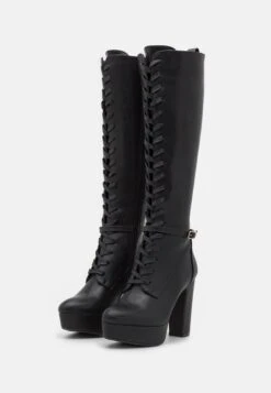 Anna Field Lace-Up Boots - Black -Best Clothing Store 3767e88bfb2b42d3ba69ecb3d8996cdc