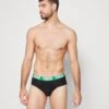 Puma Basic Brief 2 Pack - Briefs - Black/Green