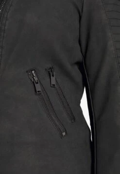 ONLY CARMAKOMA Caravana - Faux Leather Jacket -Best Clothing Store 3c7cd05a7c0a46368d2fd47c78208eb4