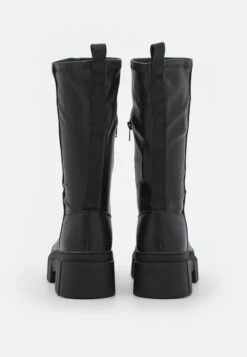 ONLY Shoes Onlbaiza Mid Sock Boot - Platform Boots - Black -Best Clothing Store 3ee43589163f43b5918e57924fa1fa40