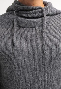 Pier One Hoodie - Dark Grey Melange -Best Clothing Store 42f6d76c3f9c42edb7959307c0f7e9b6
