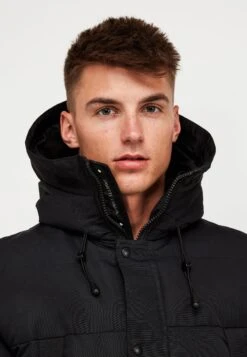 Aylmer Puffer Jacket - Winter Coat - Jet Black -Best Clothing Store 47093b28fe404cb1a319cae10f2de2a4