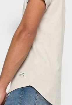 Jack & Jones Jjenoa Ss Crew Neck Noos - Basic T-Shirt - Moonbeam -Best Clothing Store 4ea45e9a2dcb4b61b0d0f8e3746c5fe2