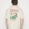 YOURTURN Crocodile Florida Graphic Tee Unisex- Print T-Shirt - Beige