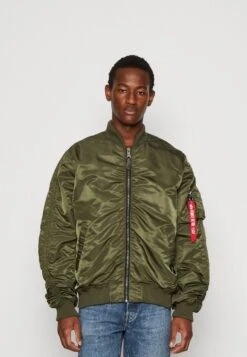 Alpha Industries Ma-1 Puckered - Bomber Jacket - Dark Olive