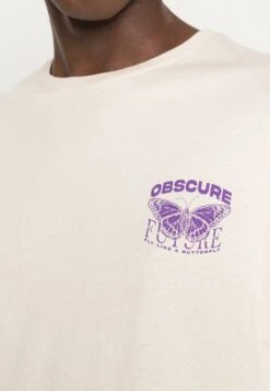 YOURTURN Nostalgia Future Tee Unisex - Print T-Shirt - Grey -Best Clothing Store 64b06cd9a0ce4f1193c7a3db48be52e8