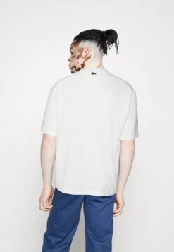 Lacoste Print T-Shirt - Flour -Best Clothing Store 64e10f548d31456ba1b0f758b58c4b58