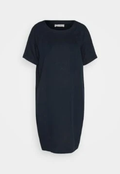 Marc O'Polo Dress Sportiv Style Slightly Egg Shaped Raglan Sleeve - Day Dress - Deep Blue Sea -Best Clothing Store 6c32e643b15d421199cbf6c4a60ed405