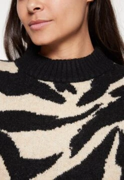 Monki Jumper - Black Dark/Beige -Best Clothing Store 6d5ed220dfa34b03be9b769798407028