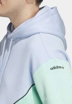 Adidas Originals Hoodie - Blue Dawn Ambient SkyEasy Green -Best Clothing Store 6df77a8f308a47998baf949118800337
