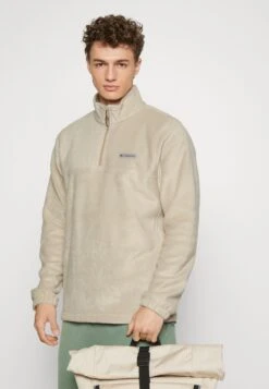 Columbia Steens Mountain™ Half Zip - Fleece Jumper - Ancient Fossil -Best Clothing Store 72a1b78344c64db6a61a7fa5b6756839