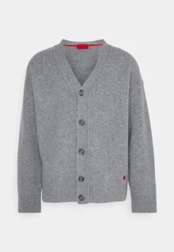 Hugo Sopro - Cardigan - Medium Grey -Best Clothing Store 79f1f77a2b1f4dde82d87a8b357593a2