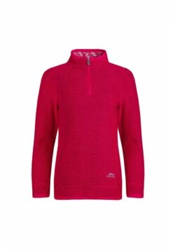 Aria 1/4 Zip Eco Macaroni - Jumper - Berry -Best Clothing Store 7c50ed0345dd44e3b5df88d6c023c1ac