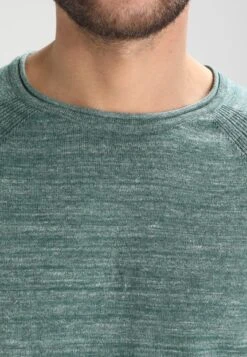 Pier One Jumper - Mottled Green -Best Clothing Store 81cbc155eccf4cbc8f0ce174921161cb