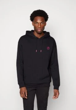 YOURTURN Embroidered Text Hoodie Unisex - Hoodie - Black -Best Clothing Store 831f28d556604900b99533bf068001a6