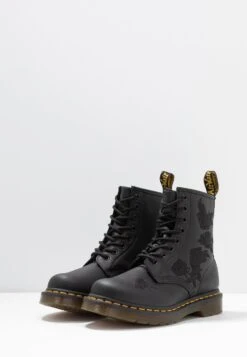 Dr. Martens 1460 Vonda Mono - Lace-Up Ankle Boots - Black -Best Clothing Store 84b573d2f9d64d259c4d3e58073e02d6