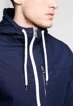 Pier One Summer Jacket - Dark Blue -Best Clothing Store 855c4000e63642a295818f6690e02cd3