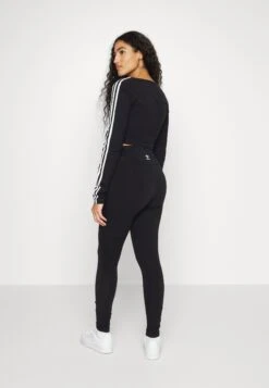 Adidas Originals Essentials- Leggings - Trousers - Black -Best Clothing Store 86dc55bfab484f9892a551d5424c4b36