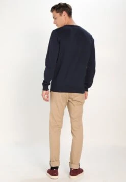 Pier One Basic Crewneck - Jumper - Dark Blue -Best Clothing Store 87a3dabd6af943dca2beef3a6a314252