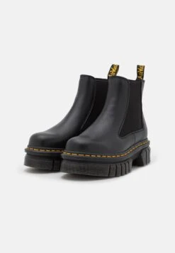 Dr. Martens Audrick Chelsea - Platform Ankle Boots - Black -Best Clothing Store 8bdeb00175ca4f75b595b0adf7583ee8