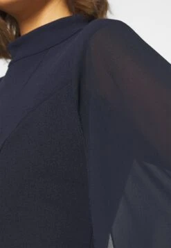 Wal G Cape Sleeve Dress - Cocktail Dress / Party Dress - Navy Blue -Best Clothing Store 8c54e48d5e7d4f8d9d98a945baaf3a9a