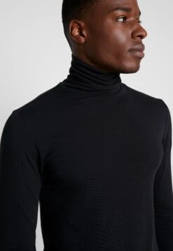 Pier One Long Sleeved Top - Black -Best Clothing Store 8cf9daefac384390b506ba14b3dd4899