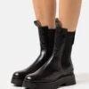 AllSaints Amber Boot - Platform Ankle Boots - Black