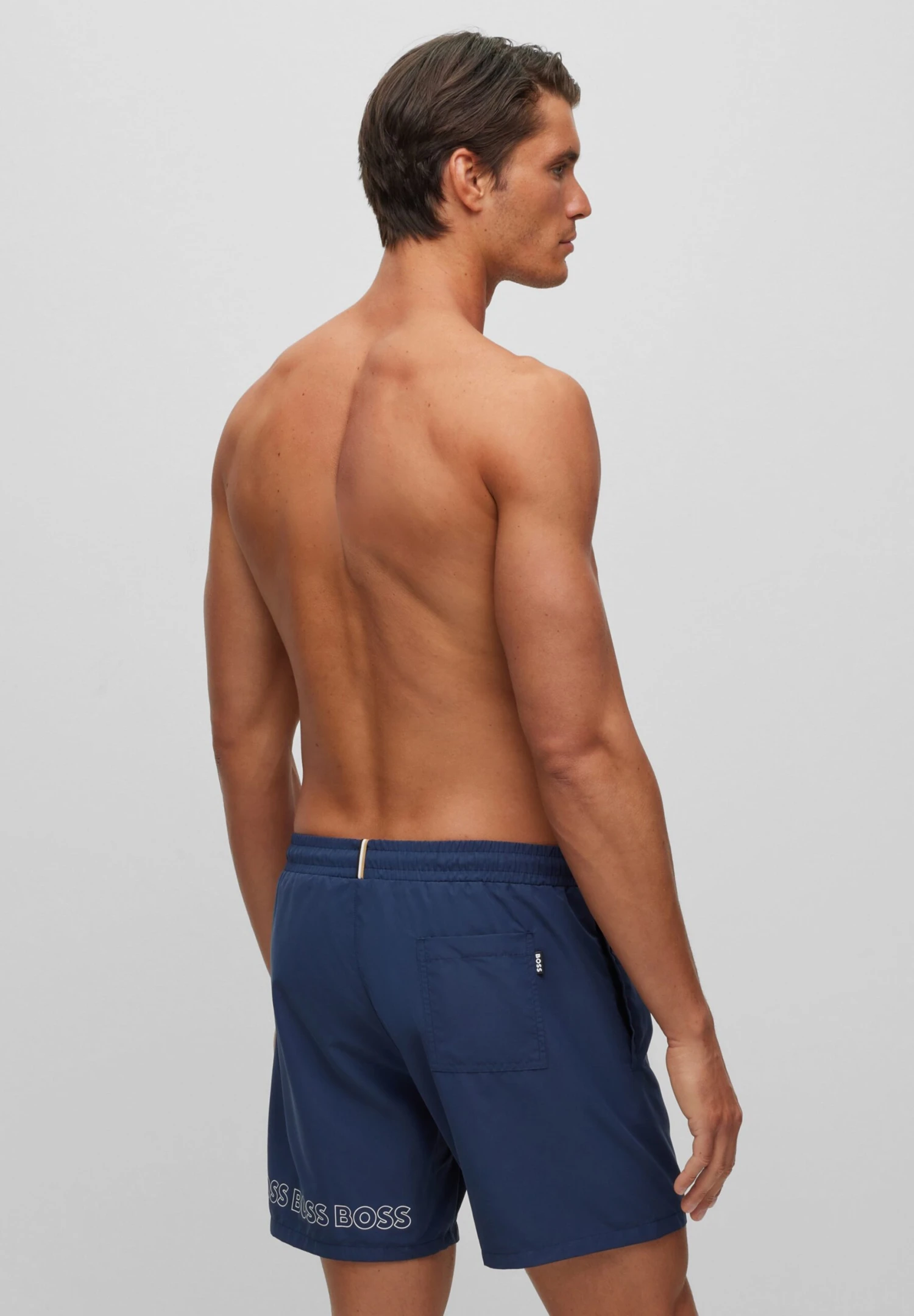 Boss Dolphin - Swimming Shorts - Navy 2 Boss Dolphin - Swimming Shorts - Navy - Image 2